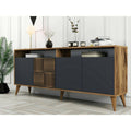 Console gris 180 x 35 x 79 cm