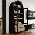 Meuble de rangement compact 180 cm de haut gris fonce