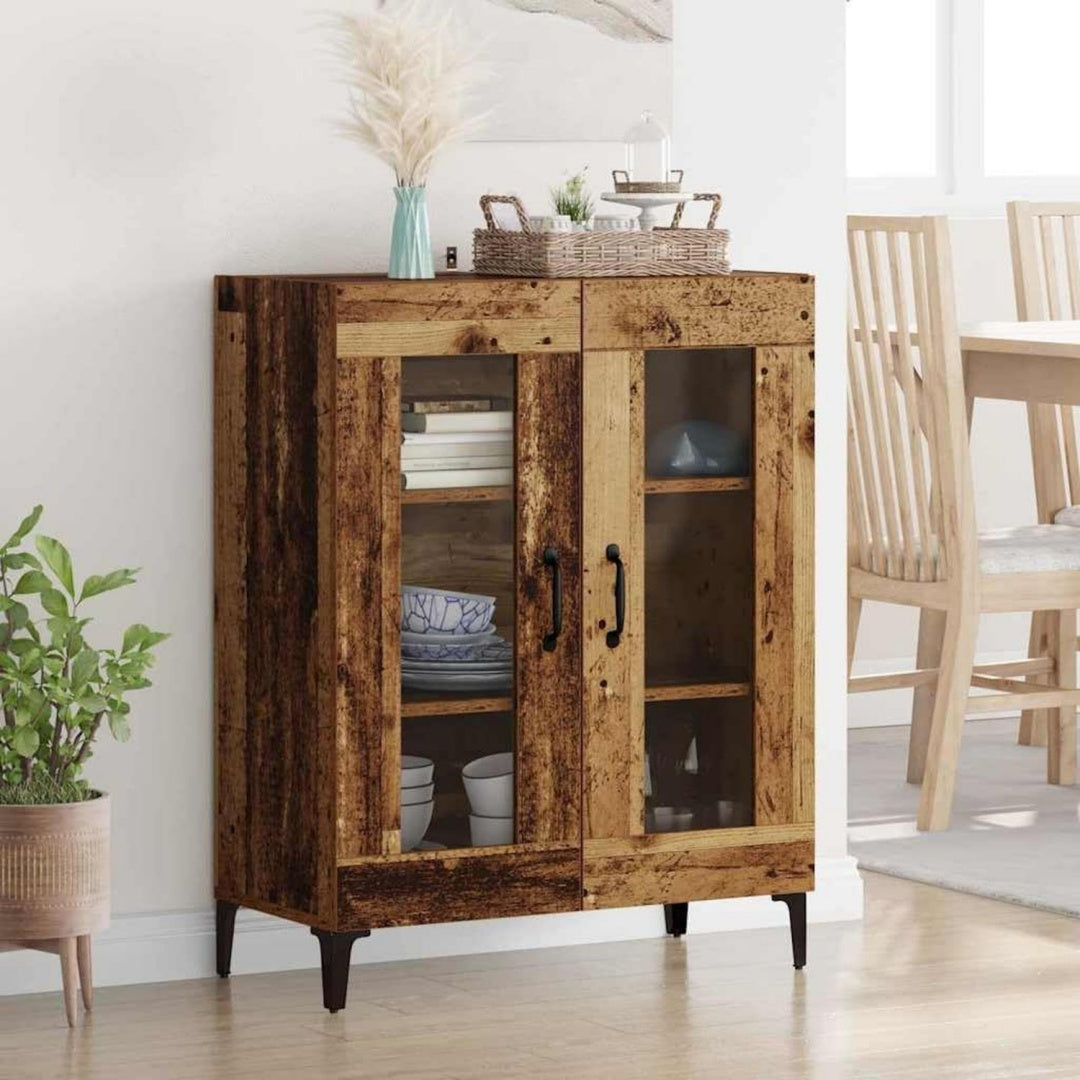 Buffet industriel en verre
