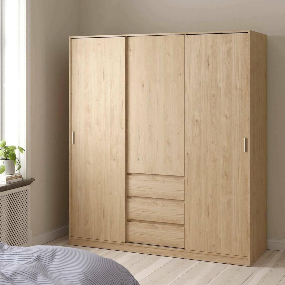 Jolie armoire en chene et panneau de particules