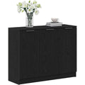 Contemporain buffet 3 portes noir