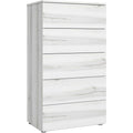 Coffre a tiroirs solide et durable gris clair moderne