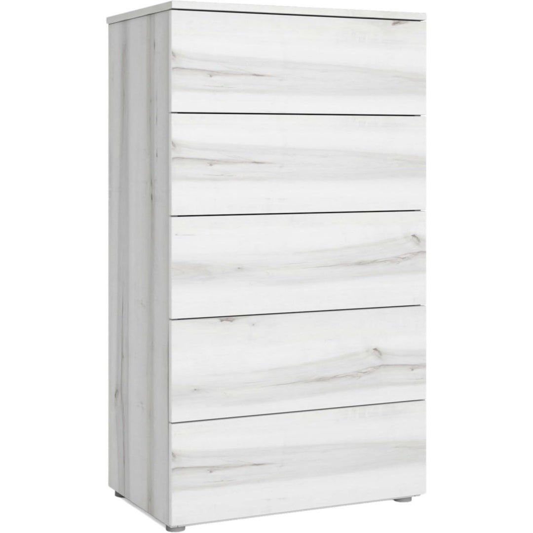 Coffre a tiroirs solide et durable gris clair moderne