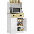 Buffet gris clair, 61 x 35 x 125.4 cm, contemporain