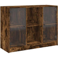 Bibliotheque 75.5 cm de haut en bois marron
