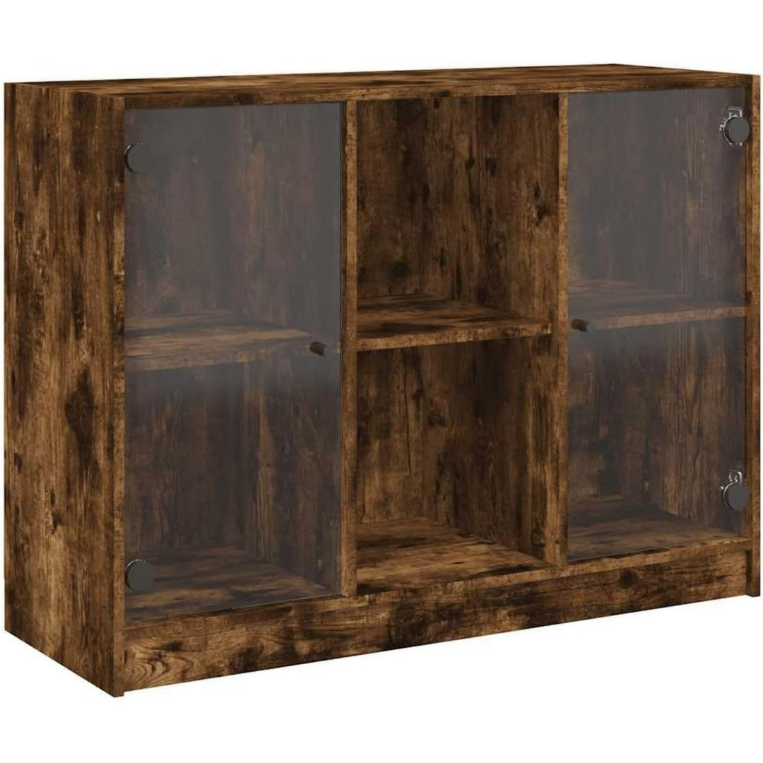 Bibliotheque 75.5 cm de haut en bois marron
