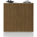 Astuce, Bahut marron de stylevintage en bois 2 portes