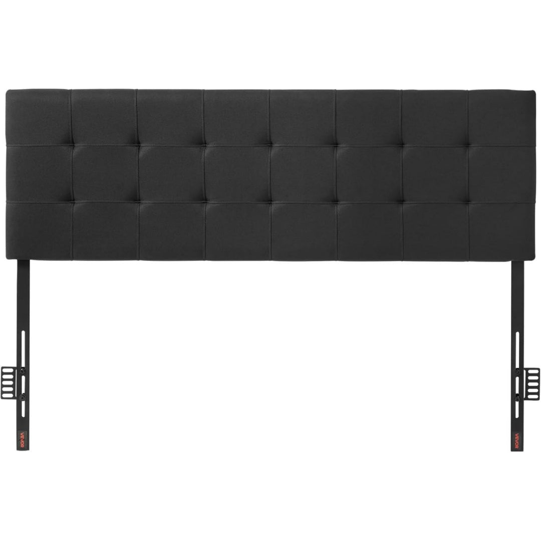 Tete de lit gris fonce vintage