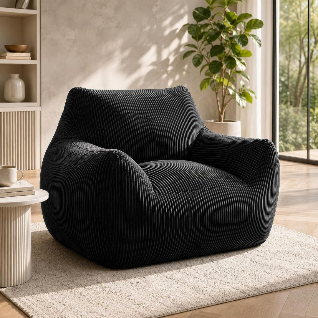 Fauteuil detente marron pour coin lecture