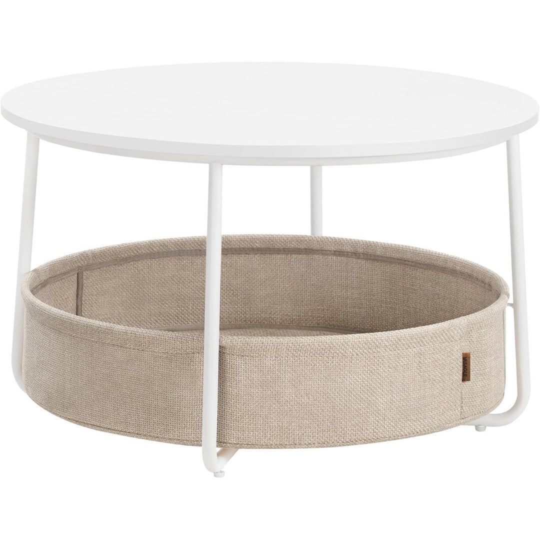 Table basse gris clair