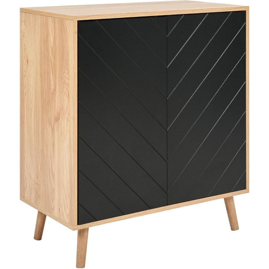 Magnifique buffet marron design moderne en verre