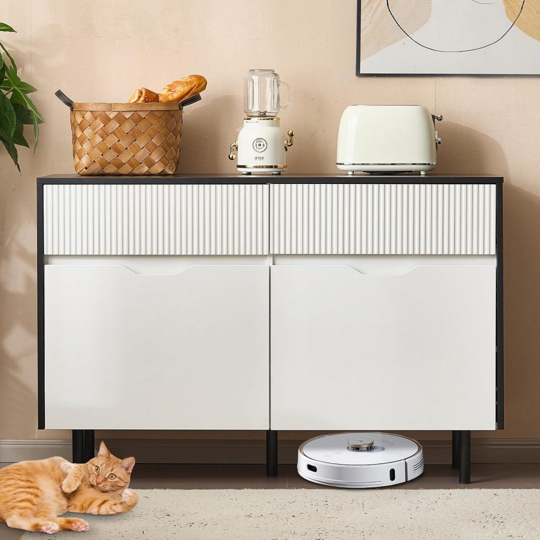 Nouveau buffet en MDF et acier