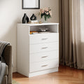 Commode gris clair LED moderne